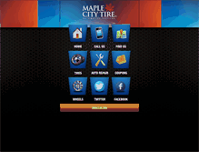 Tablet Screenshot of maplecitytire.ca